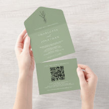 Einfache Botanische Hochzeit