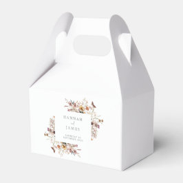 Einfache Botanische Hochzeit Geschenkschachtel