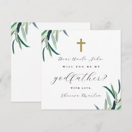 Einfache botanische Schrift mit Vorschlag von Cros Einladung