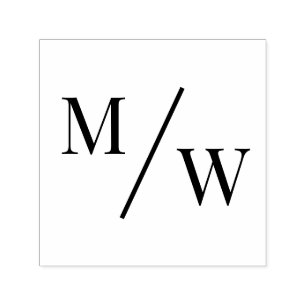 Einfache Brauerei Hochzeit 2 Anfangsmonogramm D Permastempel