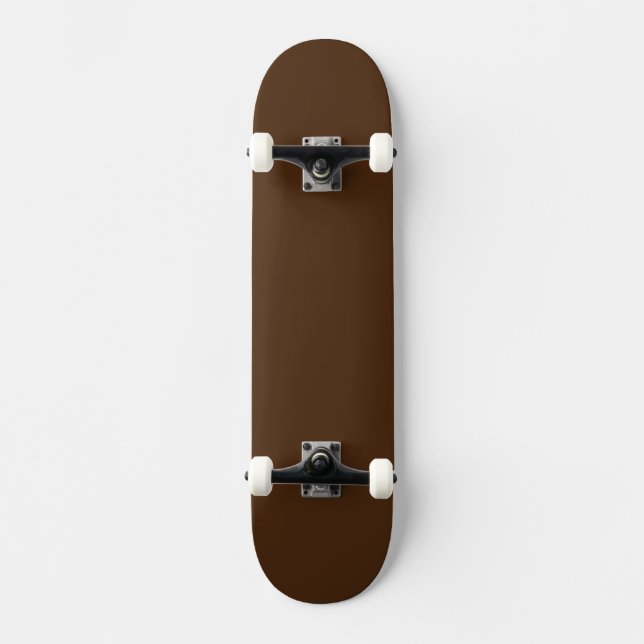 Einfache braune Behörde® Skateboard (Vorderseite)