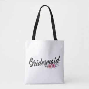 Einfache Brautjungfer Hochzeits-Kalligrafie   Eink Tasche