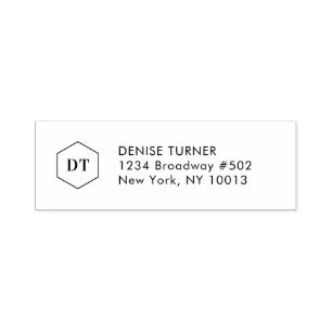 Einfache Briefmarke der Minimalistischen Rücksende Permastempel