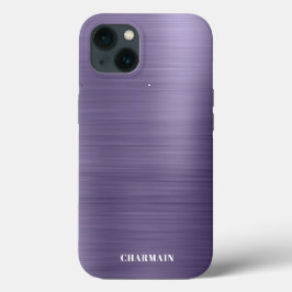 Einfache Brush Metal Mitternacht Case-Mate iPhone Hülle