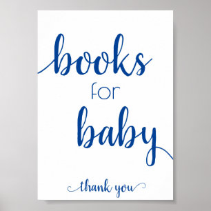 Einfache Bücher für Baby French Blue Book Dropof Poster