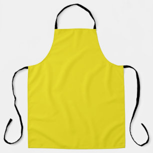 Einfache Budget Solid Color Citrus Canary Gelb Schürze