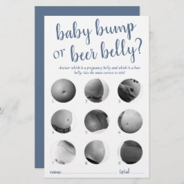 Einfache Bump- oder Bierbauch | Dusty Blue Game Ca