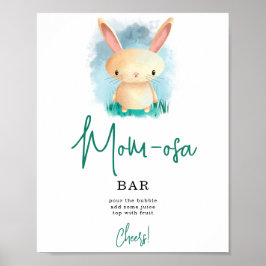 Einfache Bunny mOM-osa Bar Poster