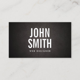 Einfache Business-Karte für das Webdesign eines f Visitenkarte