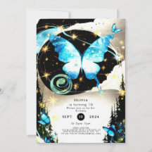 Einfache Butterfly Wasserfarbe Geburtstag
