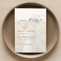 Einfache Calligrafy Script Overlay-Foto Hochzeit