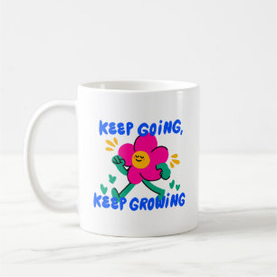 Einfache Cartoon-Animation Weiter Machen Weiter Wa Kaffeetasse