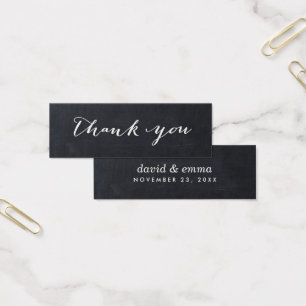 Einfache Chalkboard Script-Gastgeschenk Hochzeit-T
