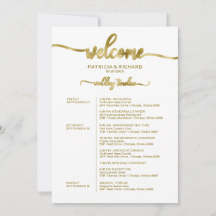 Einfache Chic Timeline zum Hochzeitstag Einladung