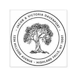 Einfache Christliche Rücksendeadresse Permastempel