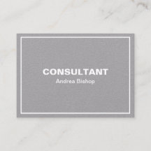 Einfache Clean Frame Classic Business Card