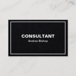 Einfache Clean Frame Classic Business Card Visitenkarte