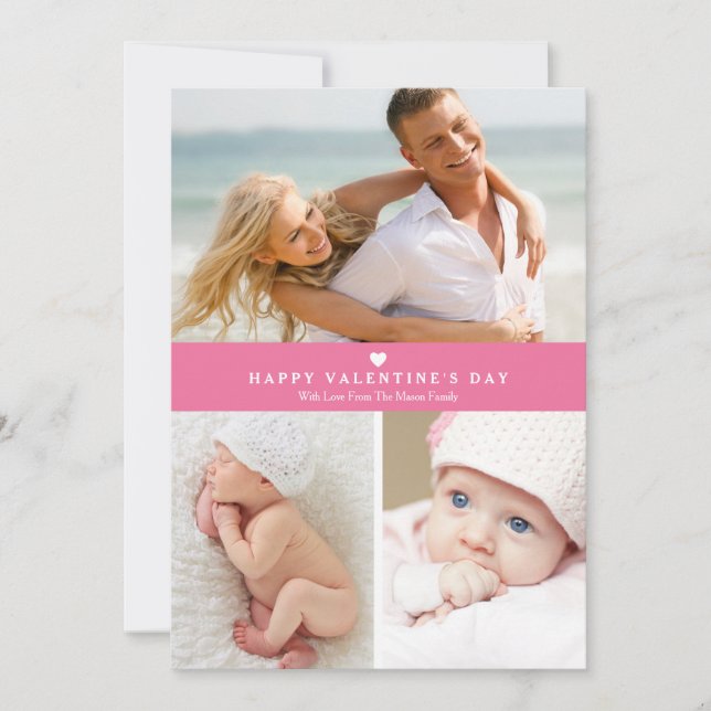 Einfache Collage | Rosa (Vorderseite)