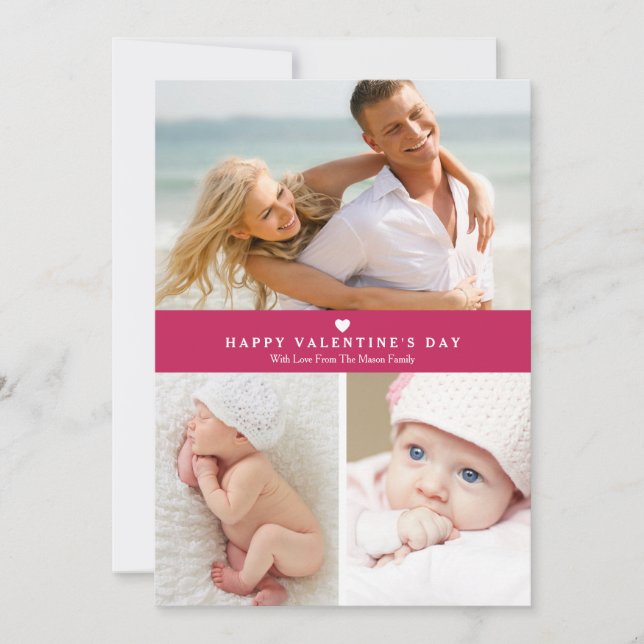 Einfache Collage | Rot (Vorderseite)