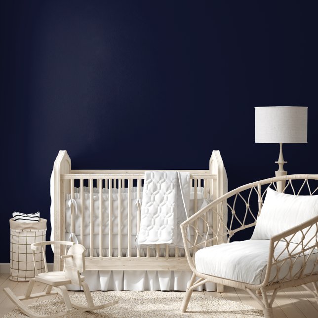 Einfache Coole Elegant Dark Navy Blue Wall Wohnges Tapete (Simple Cool Elegant Dark Navy Blue Wall Home Decor Wallpaper)