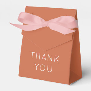 Einfache Dankbarkeit Namen Datum Terracotta Hochze Geschenkschachtel