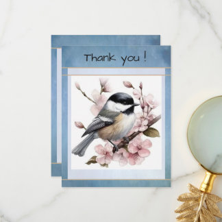 Einfache Dankeskarte