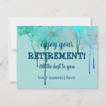 Einfache Design Watercolor Aquamarine Anforderunge
