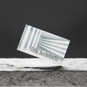 Einfache Designkarte für die weißen Parallellinien Visitenkarte