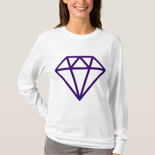 Einfache Diamant T-Shirt