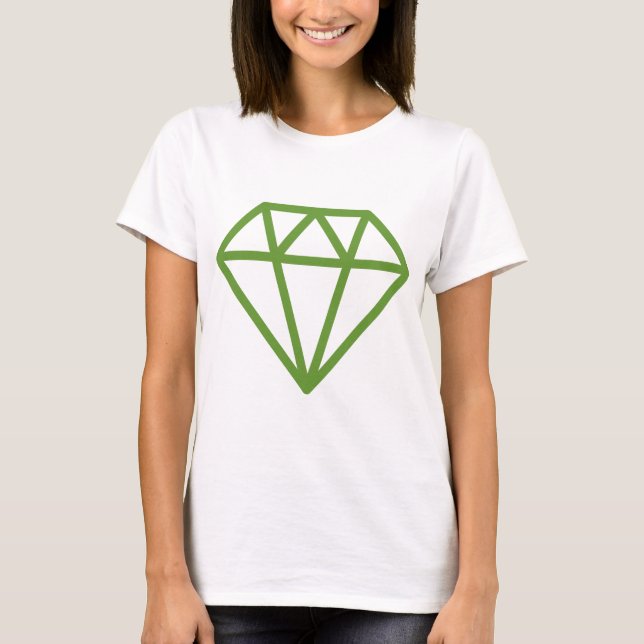 Einfache Diamant T-Shirt (Vorderseite)