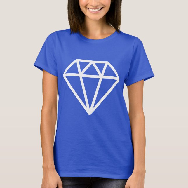 Einfache Diamant T-Shirt (Vorderseite)