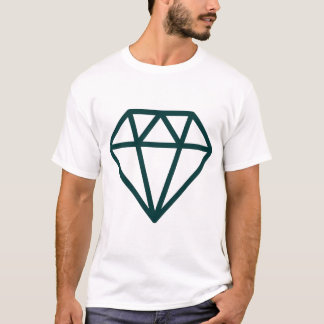 Einfache Diamant T-Shirt