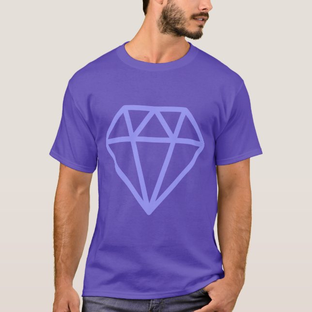 Einfache Diamant T-Shirt (Vorderseite)