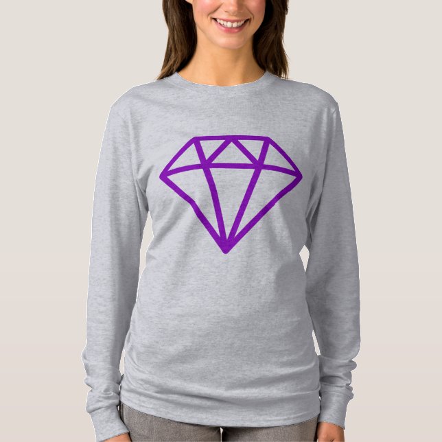 Einfache Diamant T-Shirt (Vorderseite)