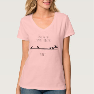 Einfache Dinge Vögel T-Shirt