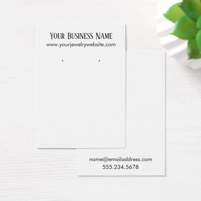 Einfache Display-Cards für den kleinen weißen Ohrr (Schreibtisch)