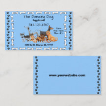 Einfache Doggy Daycare Business Cards