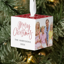 Einfache Drei-Foto-Weihnachten