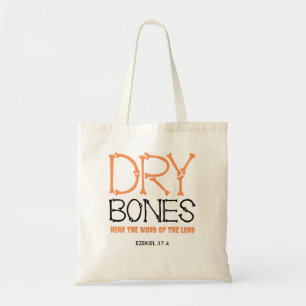 Einfache DRY BONES Ezekiel 37 Christlich Halloween Tragetasche