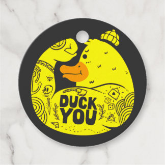 Einfache Duck Geschenkanhänger