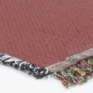 Einfache dunkelrote Farbe für Baumwolle Decke