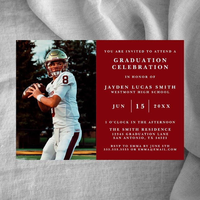 EINFACHE EINLADUNG DES KLASSISCHEN FORMAL-FOTO-ABS (Von Creator hochgeladen)