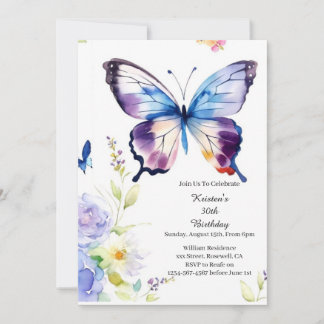 Einfache Einladung zum Geburtstag