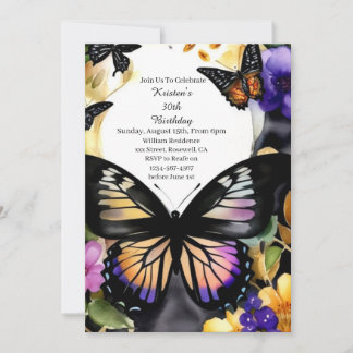 Einfache Einladung zum Geburtstag