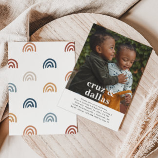 Einfache Einladung zum Geburtstag | FOTO | Twins