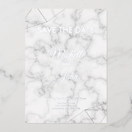 Einfache Einladung zur Farb-Hochzeit