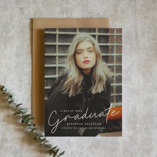 Einfache Einladungen für moderne Skripte zum Foto (Von Creator hochgeladen)