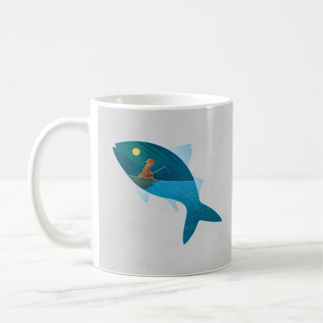 Einfache einzigartige Kreativität Fantasiewesen Fi Kaffeetasse (Links)