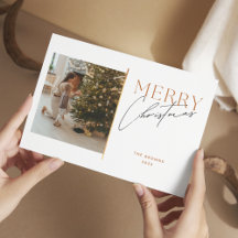 Einfache Elegance Minimalistisch Frohe Weihnachten