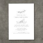 Einfache Elegant Botanischer 30. Geburtstag Einladung<br><div class="desc">Eine handlich gezeichnet botanische Schrift verbindet sich mit luftiger Kalligraphie und traditioneller Typografie zu einem Fusionsdesign,  das ein Mann oder eine Frau bequem benutzen würde. Dunkelgrauer Text auf Weiß ist die perfekte Wahl für jede Jahreszeit.</div>